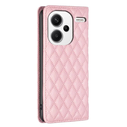 BINFEN COLOR BF Style-16 For Xiaomi Redmi Note 13 Pro+ 5G Case Card Slots Magnetic Closure Phone Cover