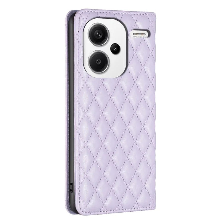 BINFEN COLOR BF Style-16 For Xiaomi Redmi Note 13 Pro+ 5G Case Card Slots Magnetic Closure Phone Cover