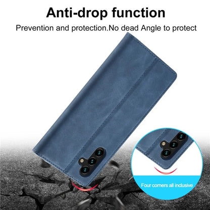 LC.IMEEKE For Samsung Galaxy A55 5G Wallet Case Microfiber Leather Phone Cover