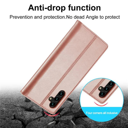 LC.IMEEKE For Samsung Galaxy A55 5G Wallet Case Microfiber Leather Phone Cover