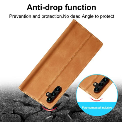 LC.IMEEKE For Samsung Galaxy A55 5G Wallet Case Microfiber Leather Phone Cover
