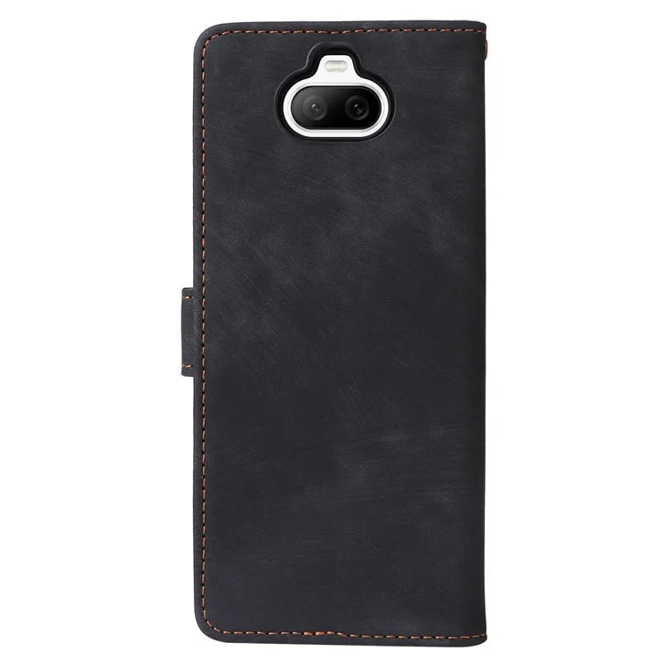 For Sony Xperia 8 Case RFID Blocking PU Leather Phone Cover with Wallet
