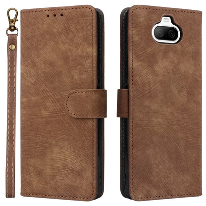 For Sony Xperia 8 Case RFID Blocking PU Leather Phone Cover with Wallet