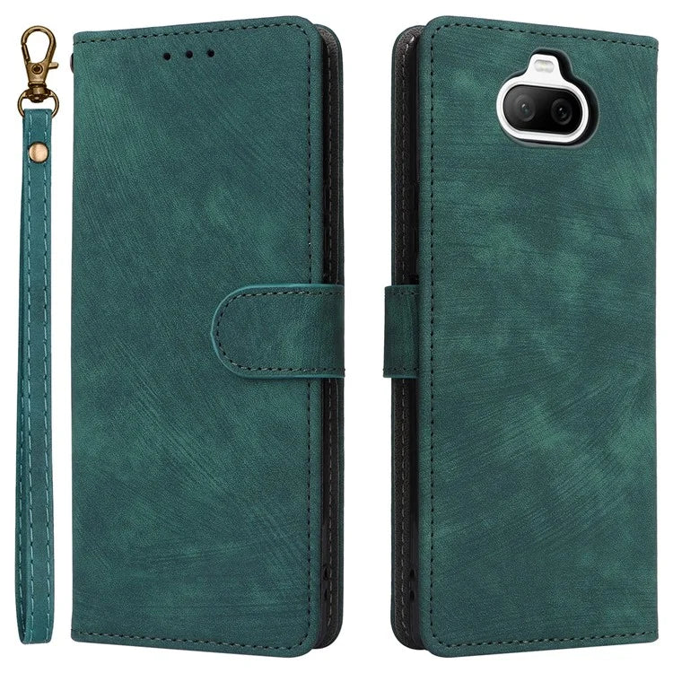 For Sony Xperia 8 Case RFID Blocking PU Leather Phone Cover with Wallet