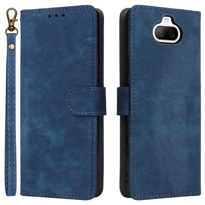 For Sony Xperia 8 Case RFID Blocking PU Leather Phone Cover with Wallet