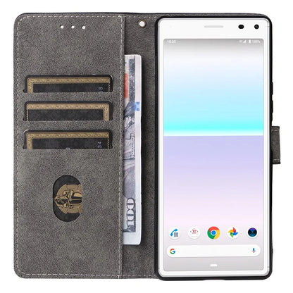 For Sony Xperia 8 Case RFID Blocking PU Leather Phone Cover with Wallet
