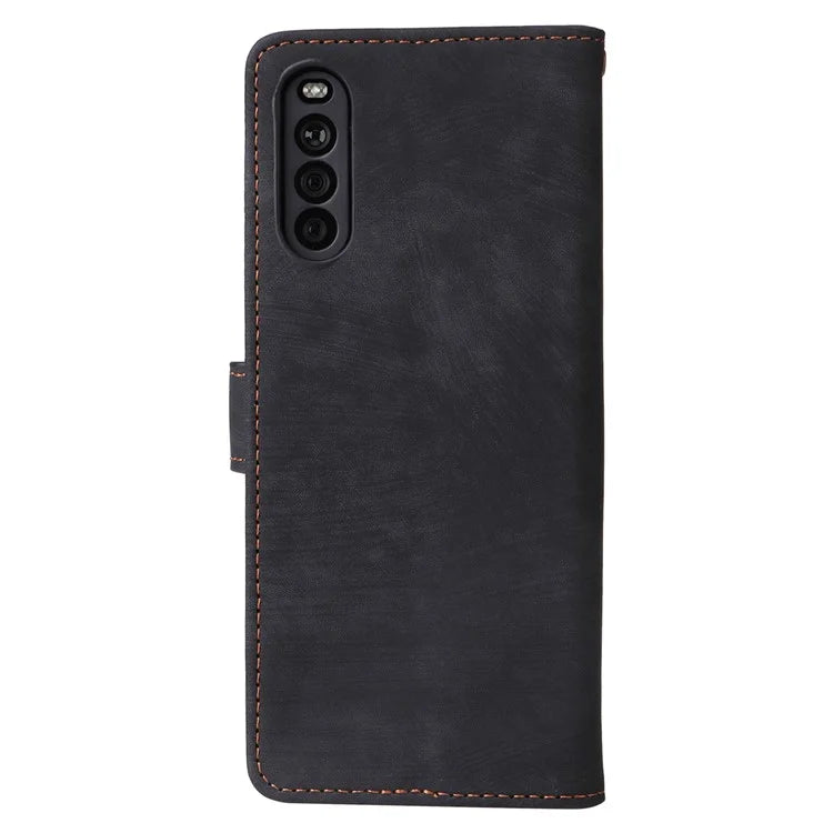For Sony Xperia 10 III 5G Case Flip Leather Phone Cover with RFID Blocking Wallet