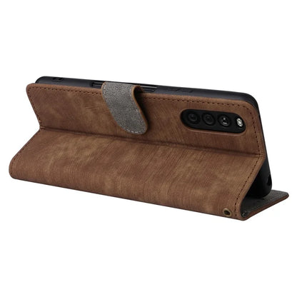 For Sony Xperia 10 III 5G Case Flip Leather Phone Cover with RFID Blocking Wallet