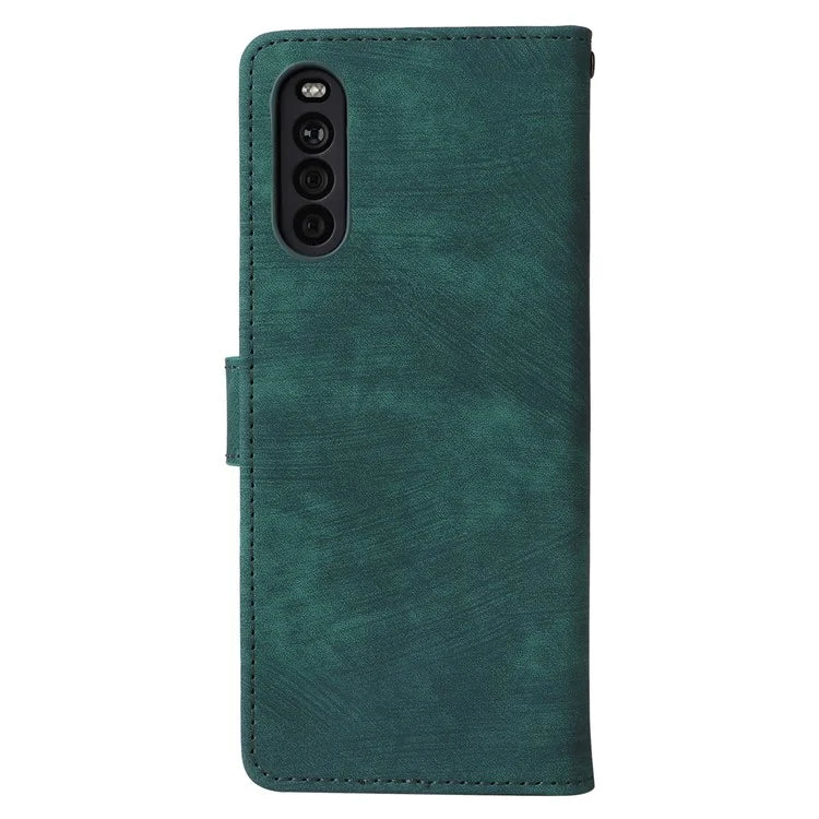 For Sony Xperia 10 III 5G Case Flip Leather Phone Cover with RFID Blocking Wallet