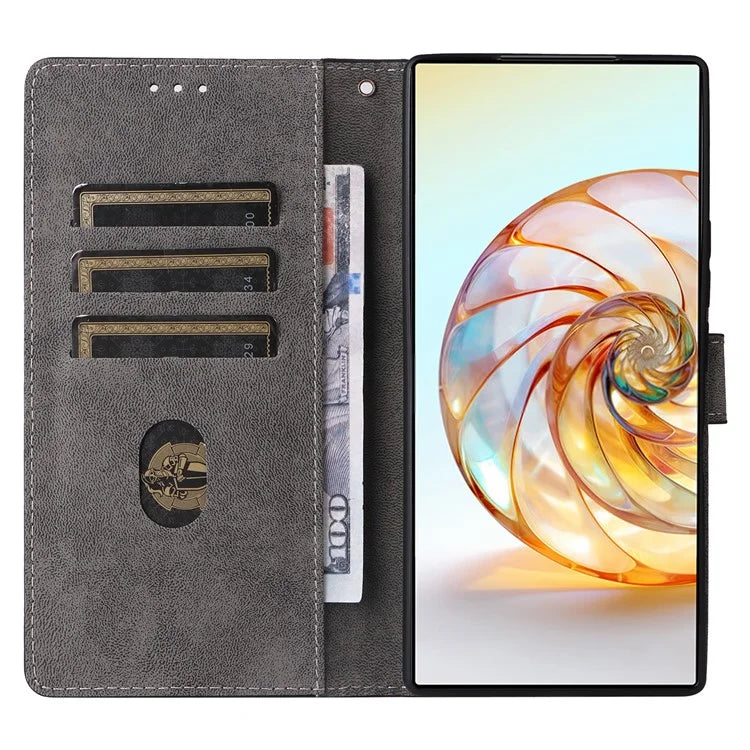 For ZTE nubia Z60 Ultra Leather Case RFID Blocking Wallet Phone Cover