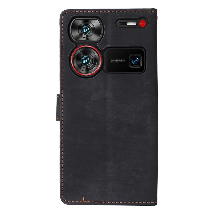 For ZTE nubia Z60 Ultra Leather Case RFID Blocking Wallet Phone Cover