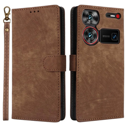 For ZTE nubia Z60 Ultra Leather Case RFID Blocking Wallet Phone Cover
