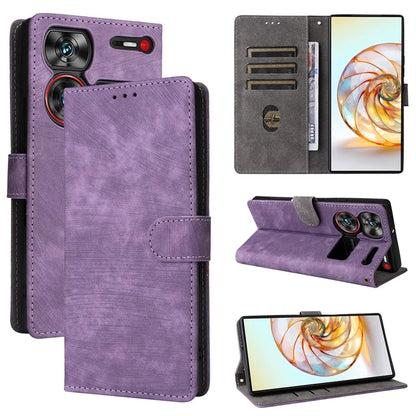 For ZTE nubia Z60 Ultra Leather Case RFID Blocking Wallet Phone Cover
