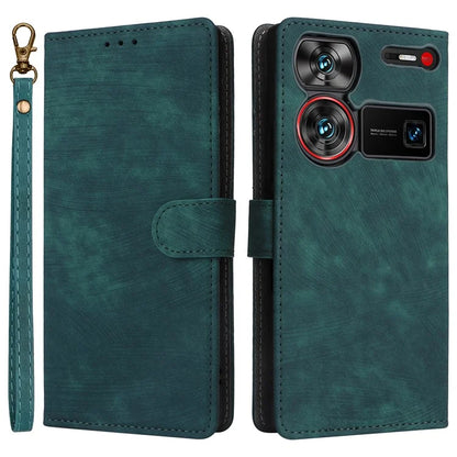 For ZTE nubia Z60 Ultra Leather Case RFID Blocking Wallet Phone Cover