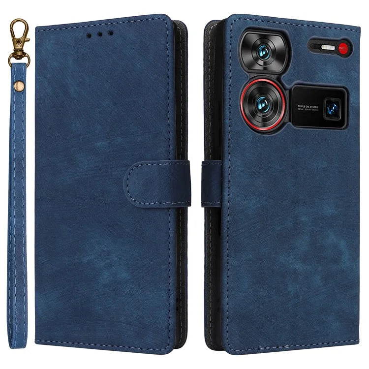 For ZTE nubia Z60 Ultra Leather Case RFID Blocking Wallet Phone Cover