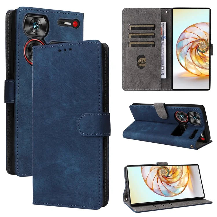 For ZTE nubia Z60 Ultra Leather Case RFID Blocking Wallet Phone Cover