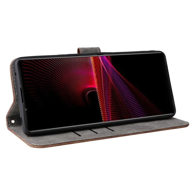 For Sony Xperia 1 III 5G Case Wallet Flip Leather Phone Cover RFID Blocking Protection