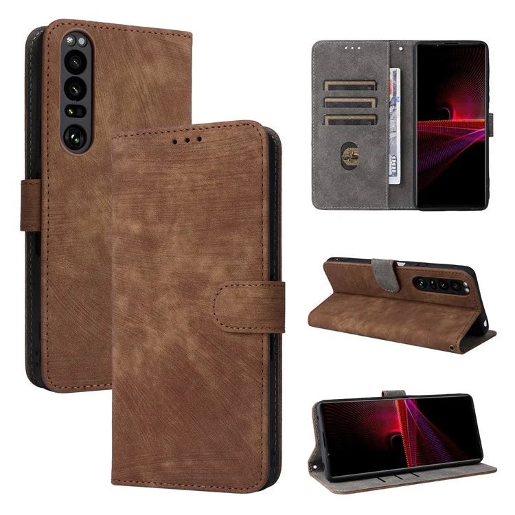 For Sony Xperia 1 III 5G Case Wallet Flip Leather Phone Cover RFID Blocking Protection