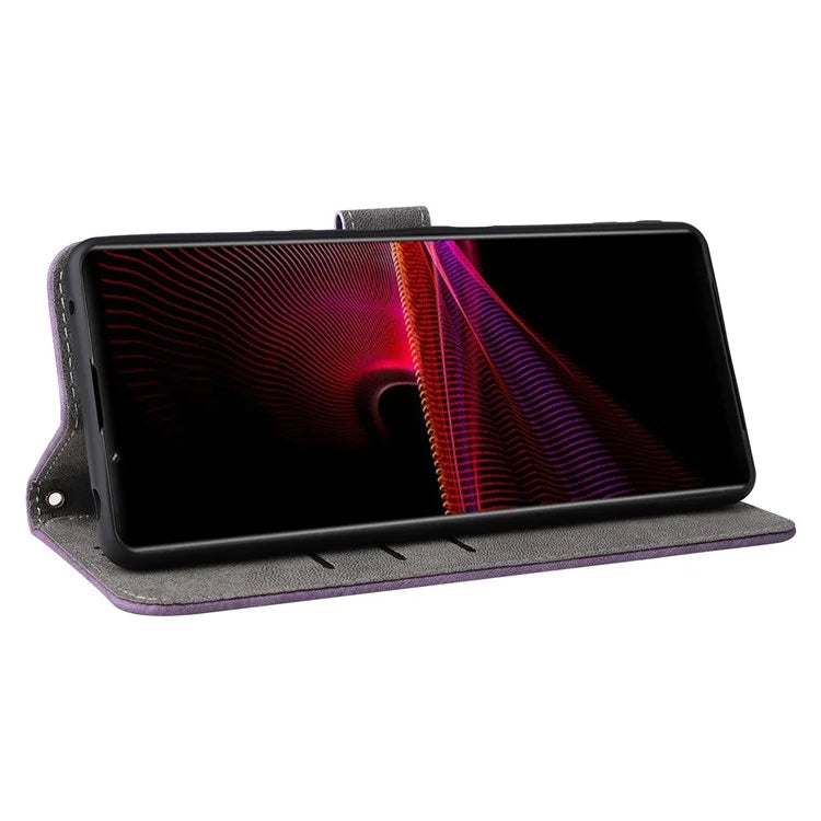 For Sony Xperia 1 III 5G Case Wallet Flip Leather Phone Cover RFID Blocking Protection