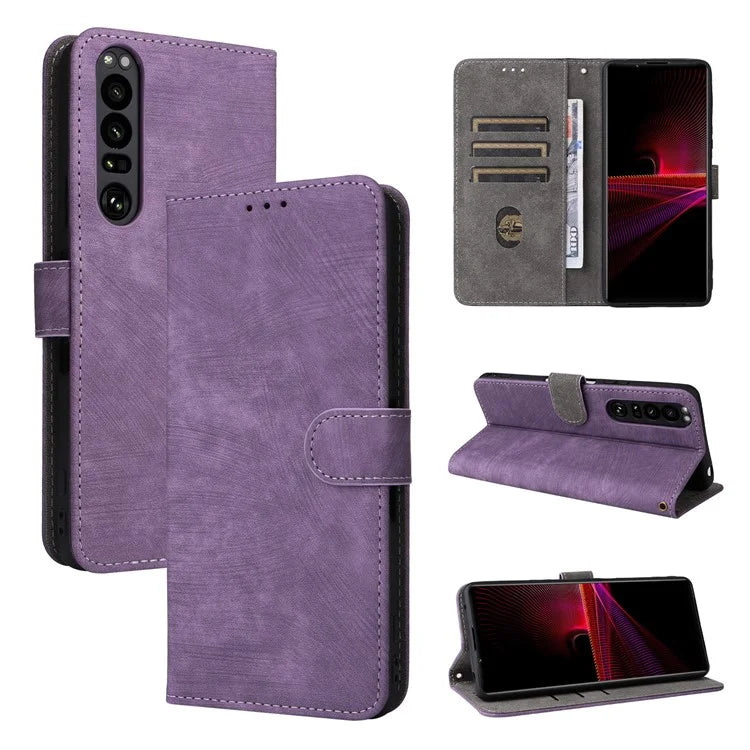For Sony Xperia 1 III 5G Case Wallet Flip Leather Phone Cover RFID Blocking Protection