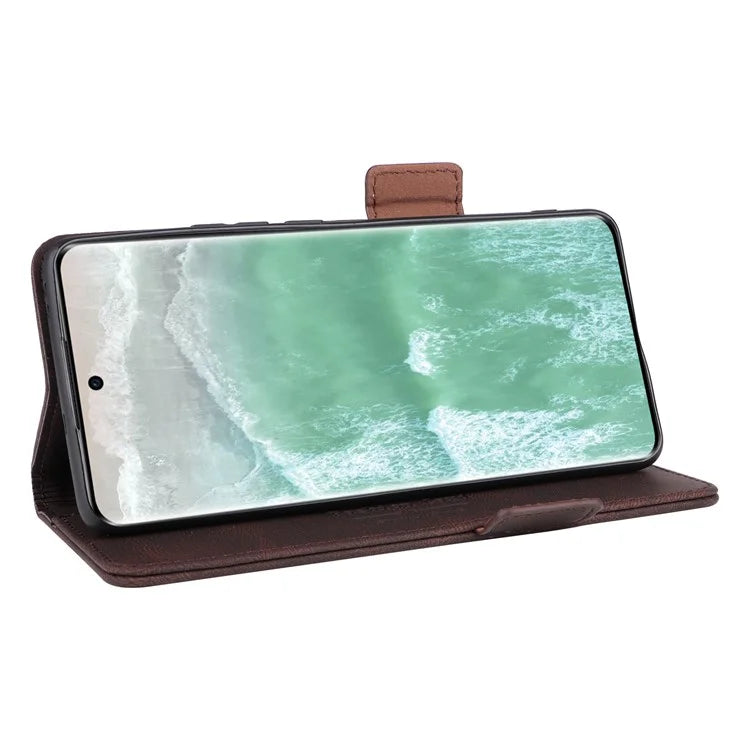 For Oppo Reno11 5G (Global) Flip Leather Case Hardware Decor Phone Cover with Wallet