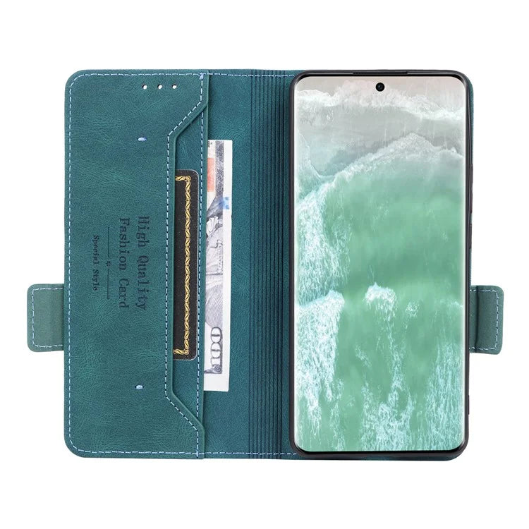 For Oppo Reno11 5G (Global) Flip Leather Case Hardware Decor Phone Cover with Wallet