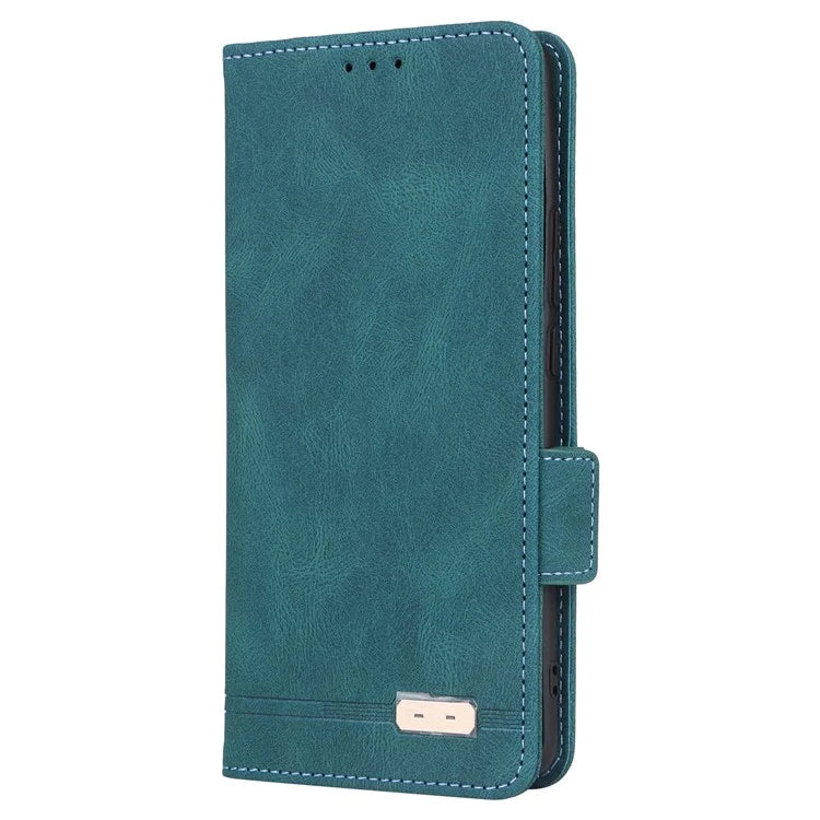 For Oppo Reno11 5G (Global) Flip Leather Case Hardware Decor Phone Cover with Wallet