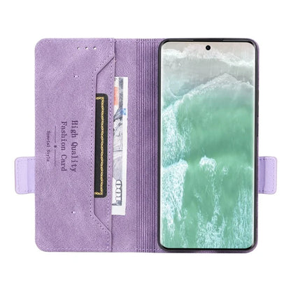 For Oppo Reno11 5G (Global) Flip Leather Case Hardware Decor Phone Cover with Wallet