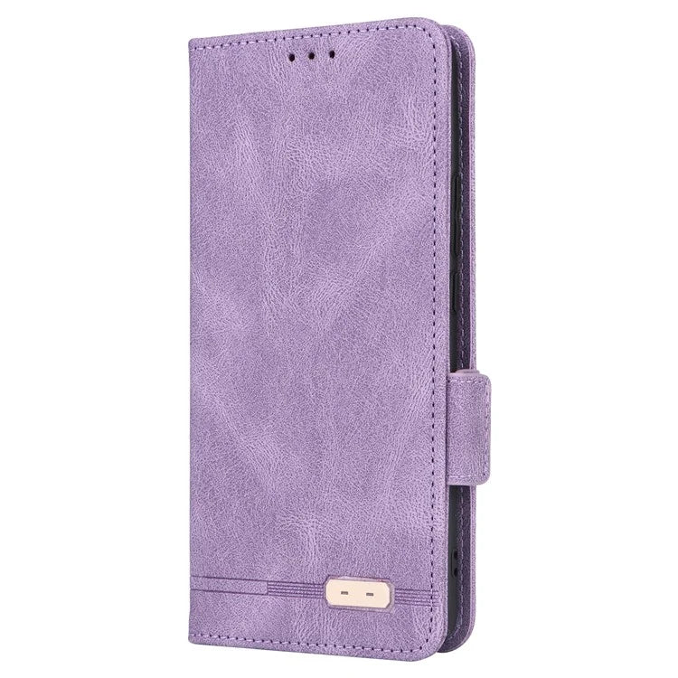 For Oppo Reno11 5G (Global) Flip Leather Case Hardware Decor Phone Cover with Wallet