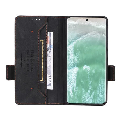 For Oppo Reno11 5G (Global) Flip Leather Case Hardware Decor Phone Cover with Wallet