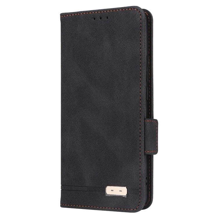 For Oppo Reno11 5G (Global) Flip Leather Case Hardware Decor Phone Cover with Wallet