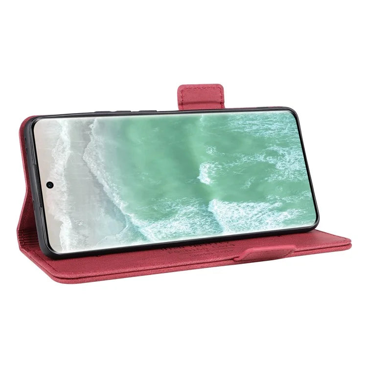 For Oppo Reno11 5G (Global) Flip Leather Case Hardware Decor Phone Cover with Wallet