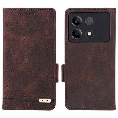 For Xiaomi Redmi Note 13R Pro 5G Wallet Case Hardware Decor Stand Phone Cover