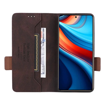 For Xiaomi Redmi Note 13R Pro 5G Wallet Case Hardware Decor Stand Phone Cover