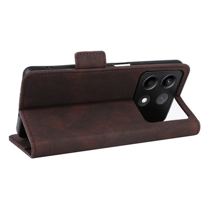 For Xiaomi Redmi Note 13R Pro 5G Wallet Case Hardware Decor Stand Phone Cover