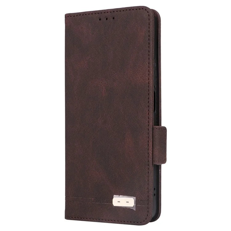 For Xiaomi Redmi Note 13R Pro 5G Wallet Case Hardware Decor Stand Phone Cover