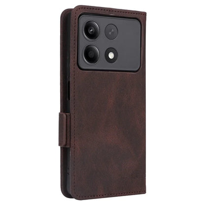 For Xiaomi Redmi Note 13R Pro 5G Wallet Case Hardware Decor Stand Phone Cover