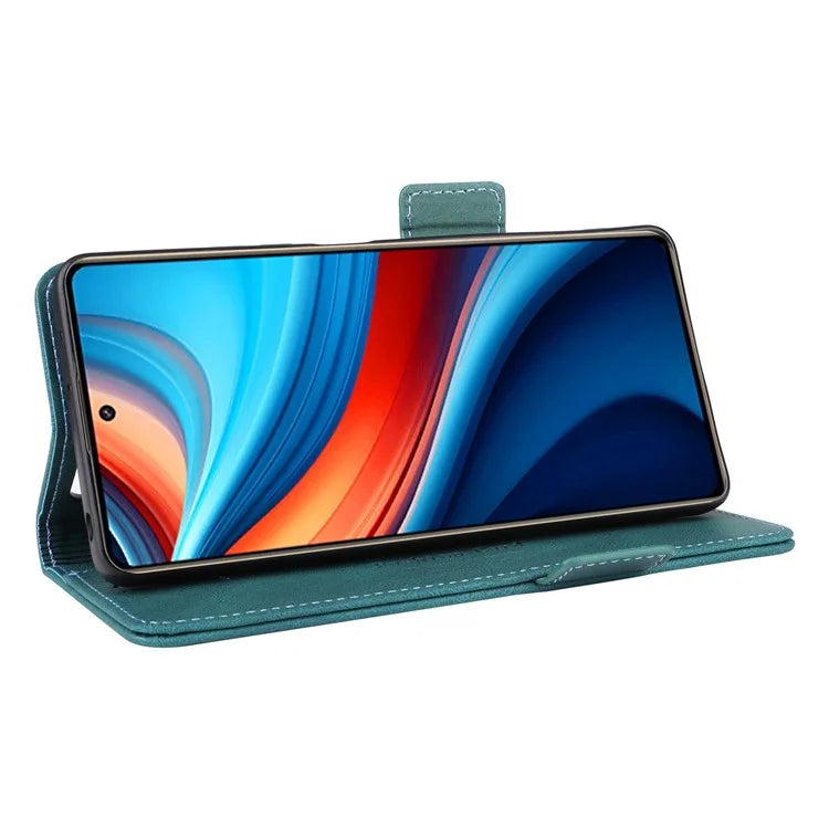 For Xiaomi Redmi Note 13R Pro 5G Wallet Case Hardware Decor Stand Phone Cover