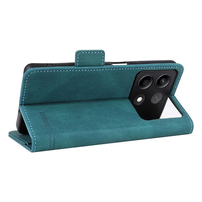 For Xiaomi Redmi Note 13R Pro 5G Wallet Case Hardware Decor Stand Phone Cover