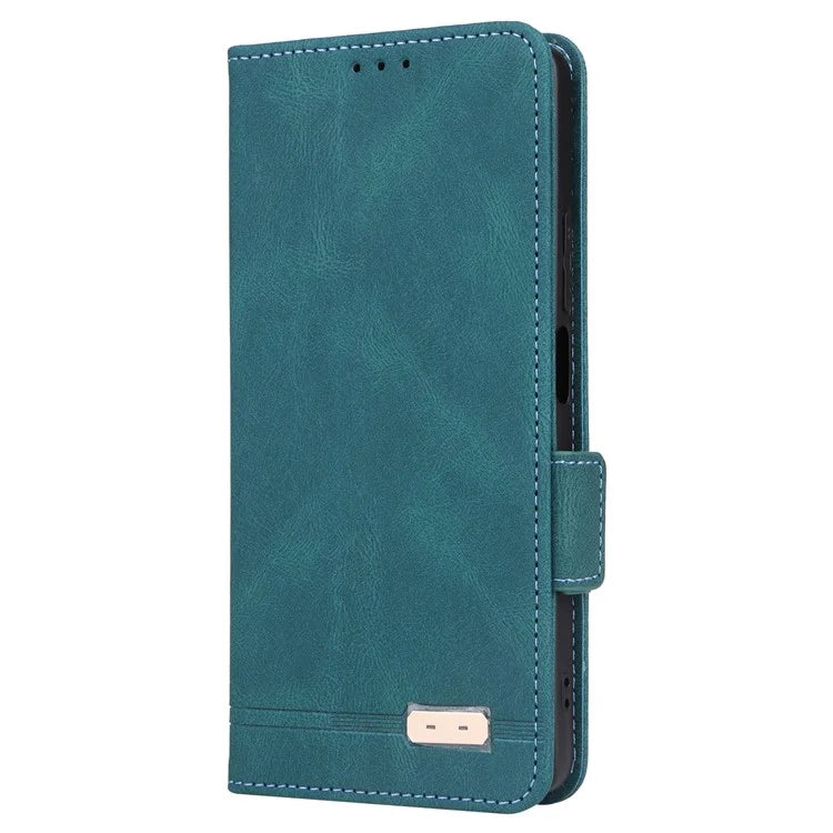 For Xiaomi Redmi Note 13R Pro 5G Wallet Case Hardware Decor Stand Phone Cover