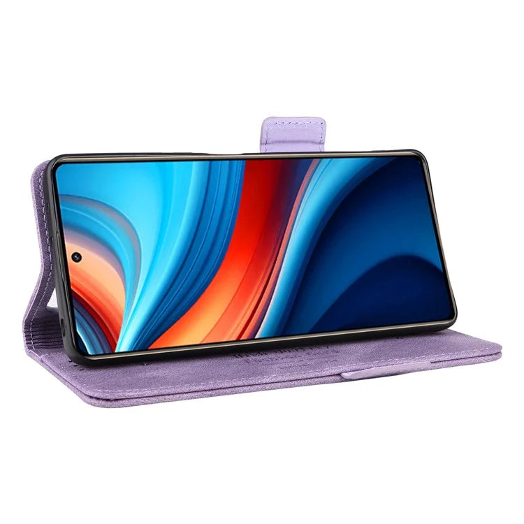 For Xiaomi Redmi Note 13R Pro 5G Wallet Case Hardware Decor Stand Phone Cover