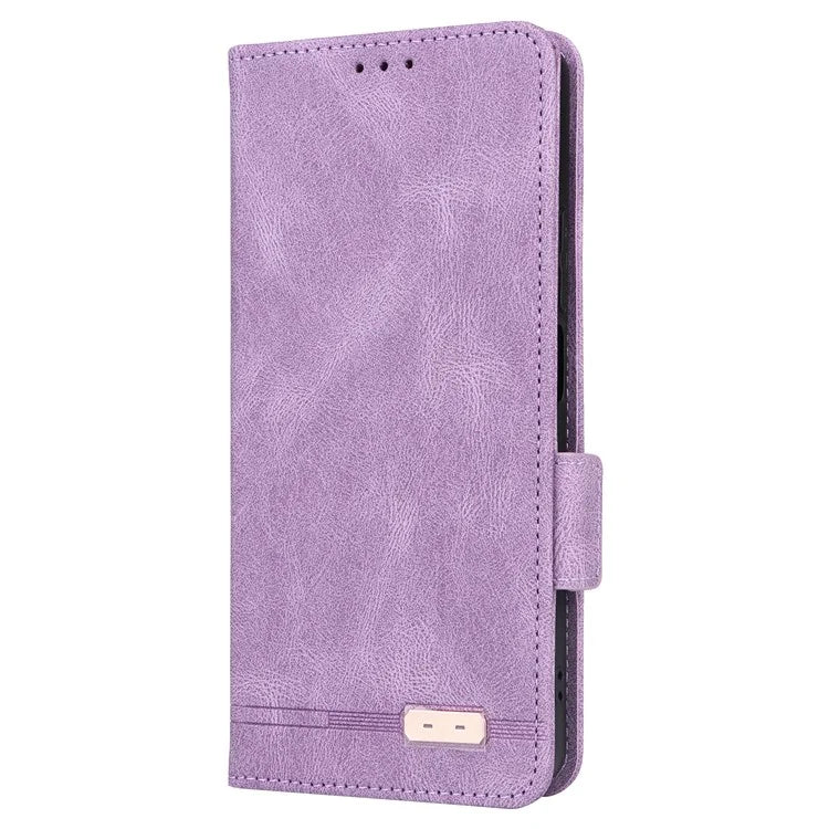 For Xiaomi Redmi Note 13R Pro 5G Wallet Case Hardware Decor Stand Phone Cover