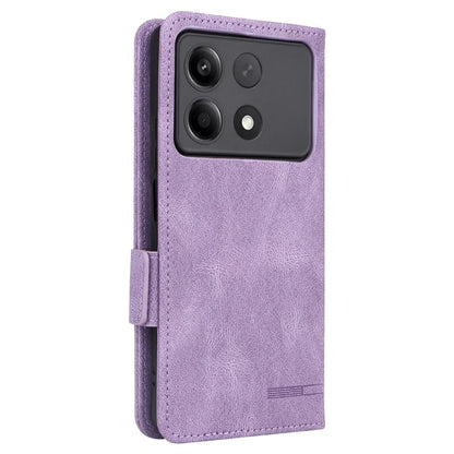 For Xiaomi Redmi Note 13R Pro 5G Wallet Case Hardware Decor Stand Phone Cover