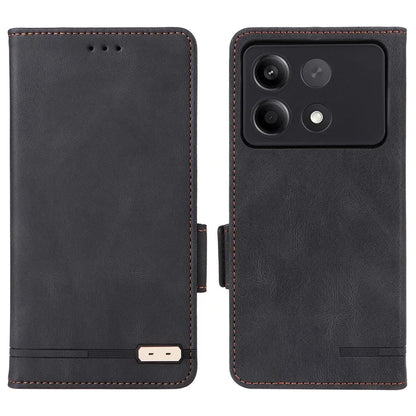 For Xiaomi Redmi Note 13R Pro 5G Wallet Case Hardware Decor Stand Phone Cover