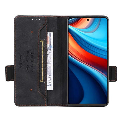 For Xiaomi Redmi Note 13R Pro 5G Wallet Case Hardware Decor Stand Phone Cover