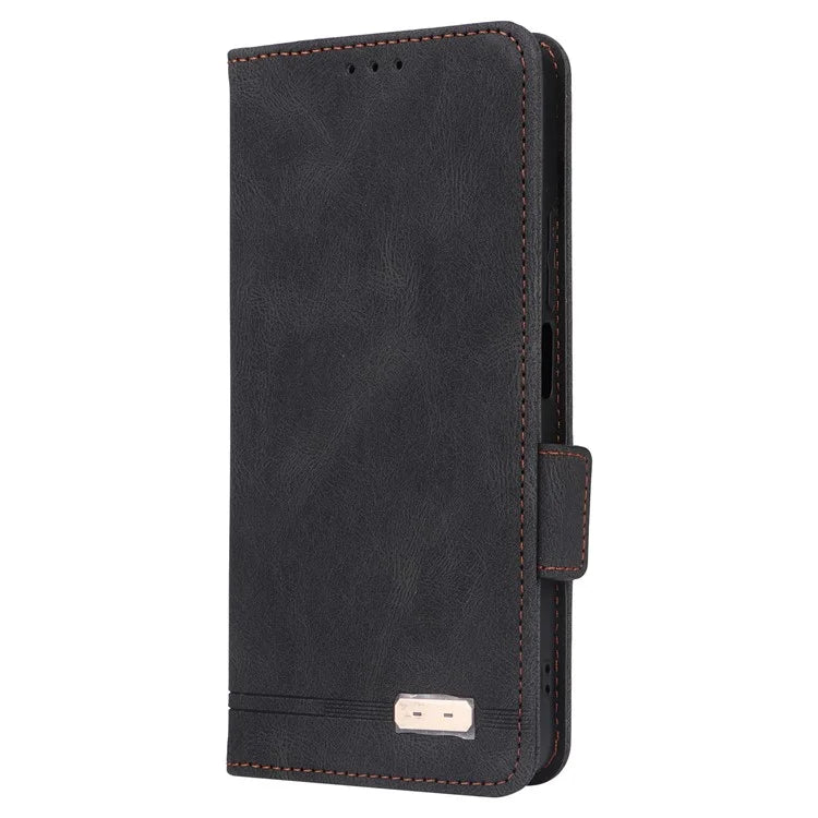 For Xiaomi Redmi Note 13R Pro 5G Wallet Case Hardware Decor Stand Phone Cover