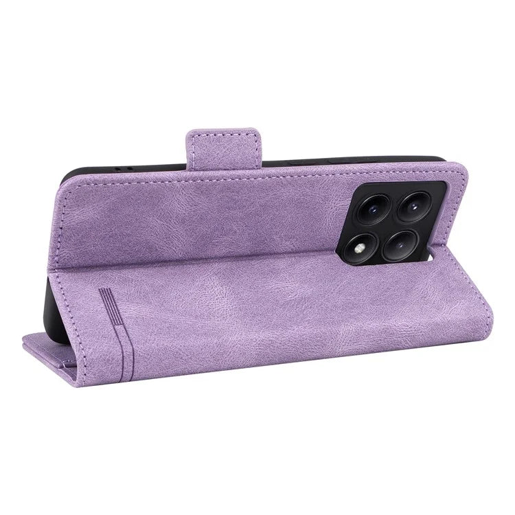 For Xiaomi Redmi K70E 5G / Poco X6 Pro 5G Leather Case Wallet Flip Phone Cover