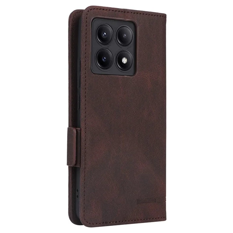 For Xiaomi Redmi K70E 5G / Poco X6 Pro 5G Leather Case Wallet Flip Phone Cover