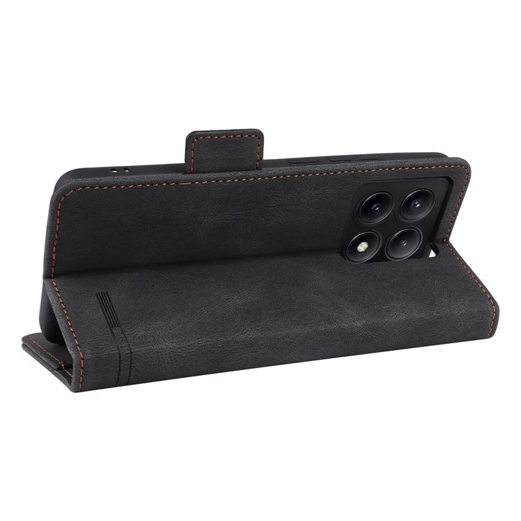 For Xiaomi Redmi K70E 5G / Poco X6 Pro 5G Leather Case Wallet Flip Phone Cover