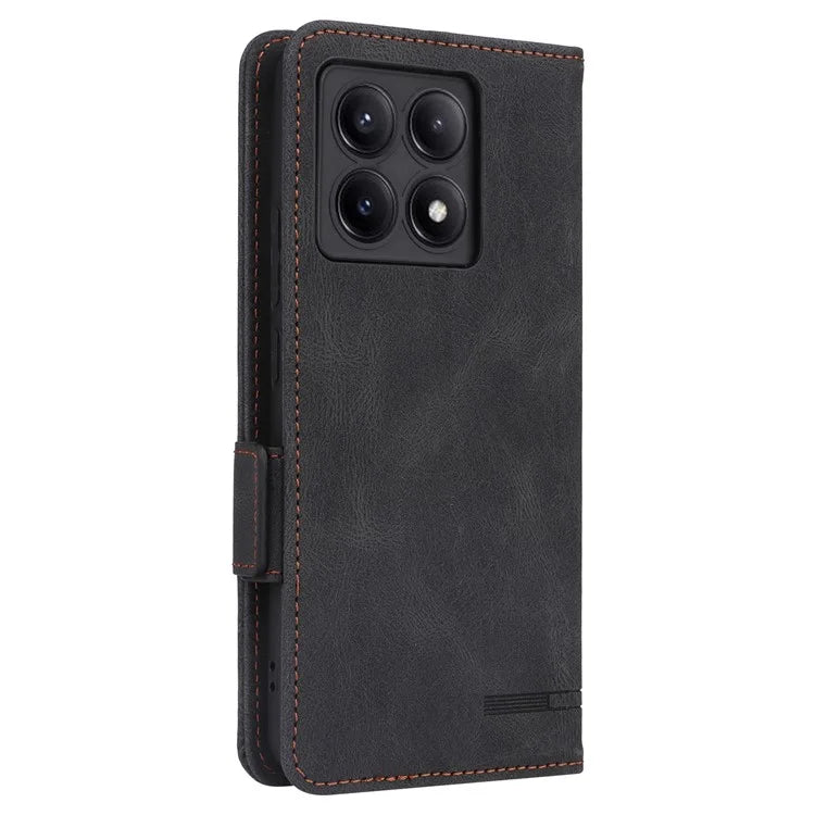 For Xiaomi Redmi K70E 5G / Poco X6 Pro 5G Leather Case Wallet Flip Phone Cover
